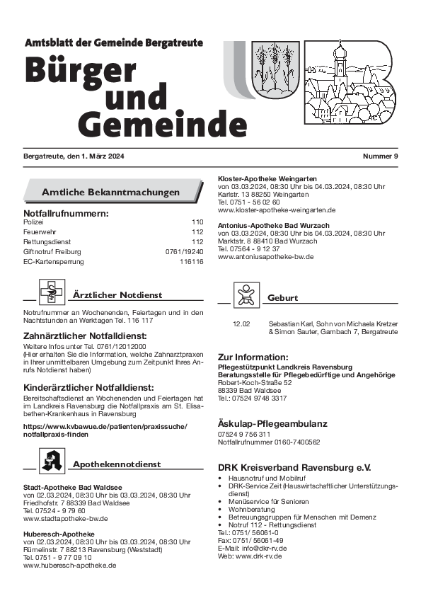 Amtsblatt 2024 KW 09 als PDF-Datei